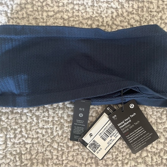 Lululemon Athletica Navy Vent Tech Headband - Picture 3 of 5